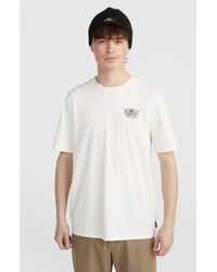 O'neill Sportswear - Small Chest Print T-Shirt - Lyst