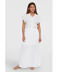 O'neill Sportswear - Lori Maxi Shirt Dress - Lyst