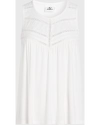 O'neill Sportswear - Essentials Tokeena Embroidery Tank - Lyst