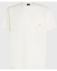 O'neill Sportswear - Slub Chest Pocket T-Shirt - Lyst
