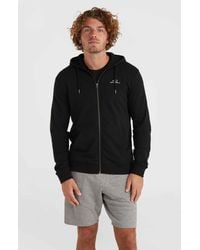 O'neill Sportswear - Small Logo Full-Zip Hoodie - Lyst