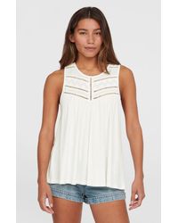 O'neill Sportswear - Essentials Tokeena Embroidery Tank - Lyst