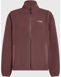 O'neill Sportswear - Must-Have High-Pile Full-Zip Fleece - Lyst