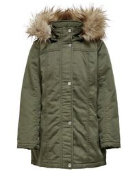 ONLY Canvas Parka - Grün