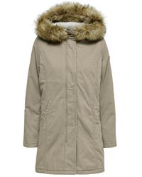 ONLY Leinen Parka - Grau