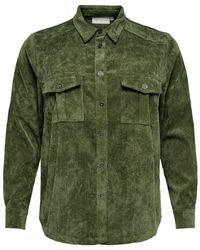 ONLY Carkalyp Langärmeliges Hemd - Grün