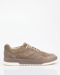 Filling Pieces - Ace Suede Taupe Sneakers - Lyst