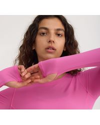 Organic Basics - Active Mesh Long Sleeve Tee - Lyst