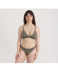 Organic Basics - Soft Touch Veil Triangle Bralette - Lyst