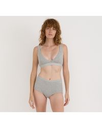 Organic Basics - Core Rib Shorty - Lyst