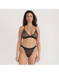 Organic Basics - Mesh Triangle Bralette - Lyst