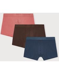 Organic Basics - Premium Trunks 3-Pack Terracotta Rich Midnight - Lyst