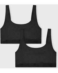 Organic Basics - Core Rib Tank Bralette 2-Pack - Lyst