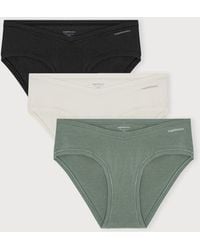 Organic Basics - Flex Hipster 3-Pack Off Seaweed - Lyst