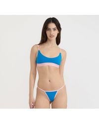 Organic Basics - Core Play String Thong Azure Marshmallow - Lyst