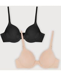Organic Basics - Core Full Coverage Bra 2-Pack Hazelnut - Lyst