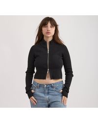 Organic Basics - Soft Knit Rib Track Jacket - Lyst