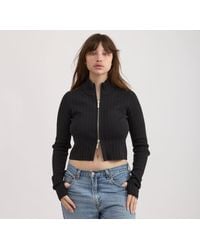 Organic Basics - Soft Knit Rib Track Jacket - Lyst