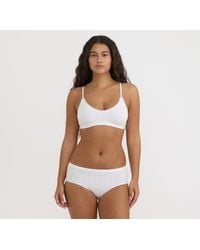 Organic Basics - Pointelle Bralette - Lyst