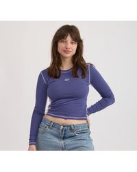 Organic Basics - Core Icon Panel Long Sleeve Tee - Lyst