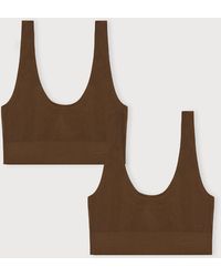 Organic Basics - Smooth Bralette 2-Pack - Lyst