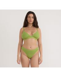 Organic Basics - Core Rib Triangle Bralette - Lyst