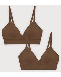 Organic Basics - Smooth Padded Bra 2-Pack - Lyst