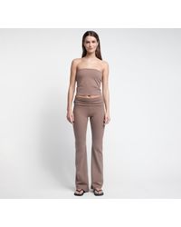 Organic Basics - Core Foldover Pants - Lyst