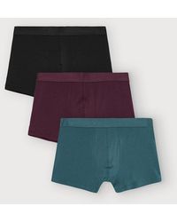 Organic Basics - Premium Trunks 3-Pack Space Plum - Lyst