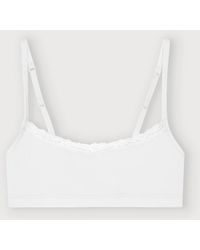 Organic Basics - Flex Lace Scoop Bralette - Lyst