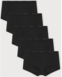 Organic Basics - Core Rib Shorty 5-Pack - Lyst