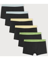 Organic Basics - Core Play Trunks 6-Pack Dewdrop Light Lemon Artichoke - Lyst