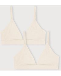 Organic Basics - Core Triangle Bralette 2-Pack - Lyst