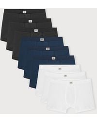 Organic Basics - Core Icon Rib Trunks 9-Pack Midnight - Lyst