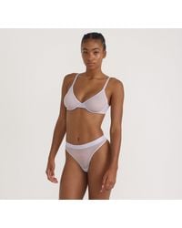 Organic Basics - Mesh Unlined Demi Bra - Lyst