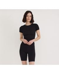 Organic Basics - Core Rib Tee - Lyst