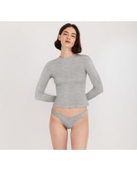 Organic Basics - Flex Long Sleeve Tee - Lyst
