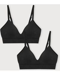 Organic Basics - Smooth Padded Bra 2-Pack - Lyst