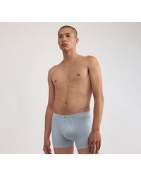 Organic Basics - Core Icon Rib Trunks 3-Pack Melange Cloudy Walnut - Lyst