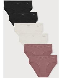 Organic Basics - Flex Hipster 6-Pack Off Rose Wood - Lyst