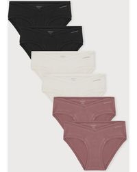Organic Basics - Flex Hipster 6-Pack Off Rose Wood - Lyst