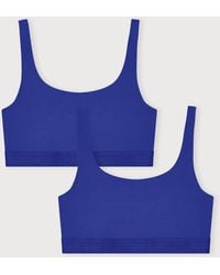 Organic Basics - Core Rib Tank Bralette 2-Pack - Lyst