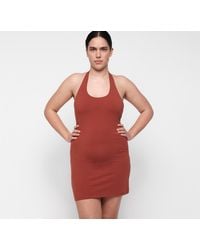 Organic Basics - Core Halter Mini Dress - Lyst