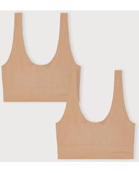 Organic Basics - Smooth Bralette 2-Pack - Lyst