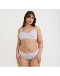 Organic Basics - Pointelle Bralette - Lyst