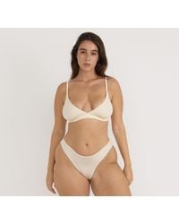 Organic Basics - Soft Touch Veil Triangle Bralette - Lyst