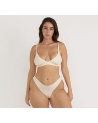 Organic Basics - Soft Touch Veil Triangle Bralette - Lyst