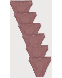 Organic Basics - Flex Cheeky Briefs 6-Pack - Lyst