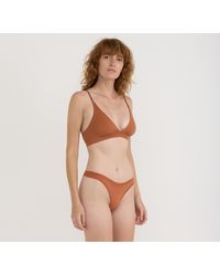 Organic Basics - Soft Touch Veil Triangle Bralette - Lyst