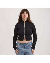 Organic Basics - Soft Knit Rib Track Jacket - Lyst